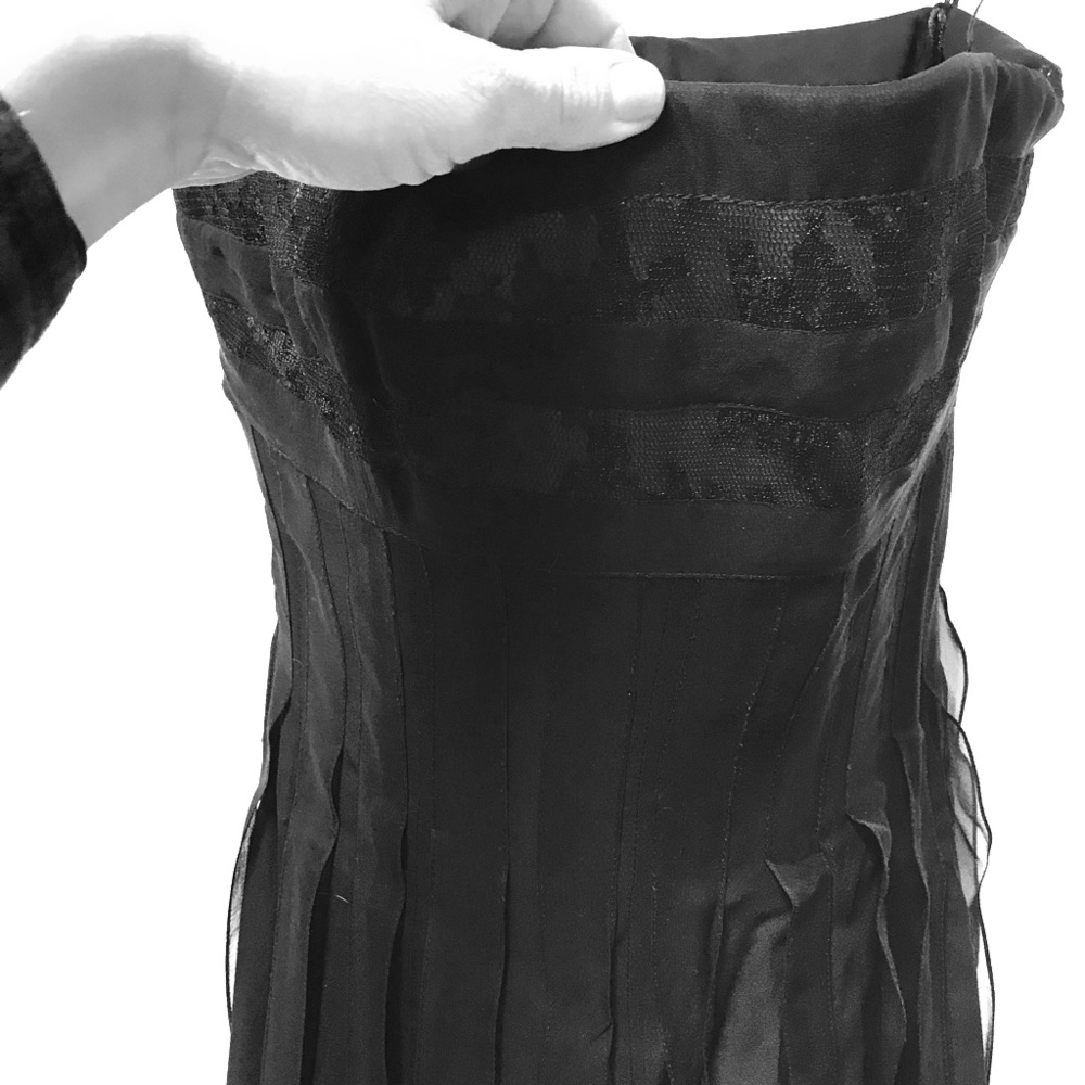 Black Strapless Dress